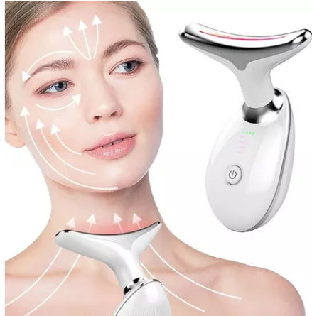 MASAJEADOR FACIAL REJUVENECEDOR 3 EN 1 CON LED. Rejuvenecimiento cutáneo - Control del acné y la grasa.